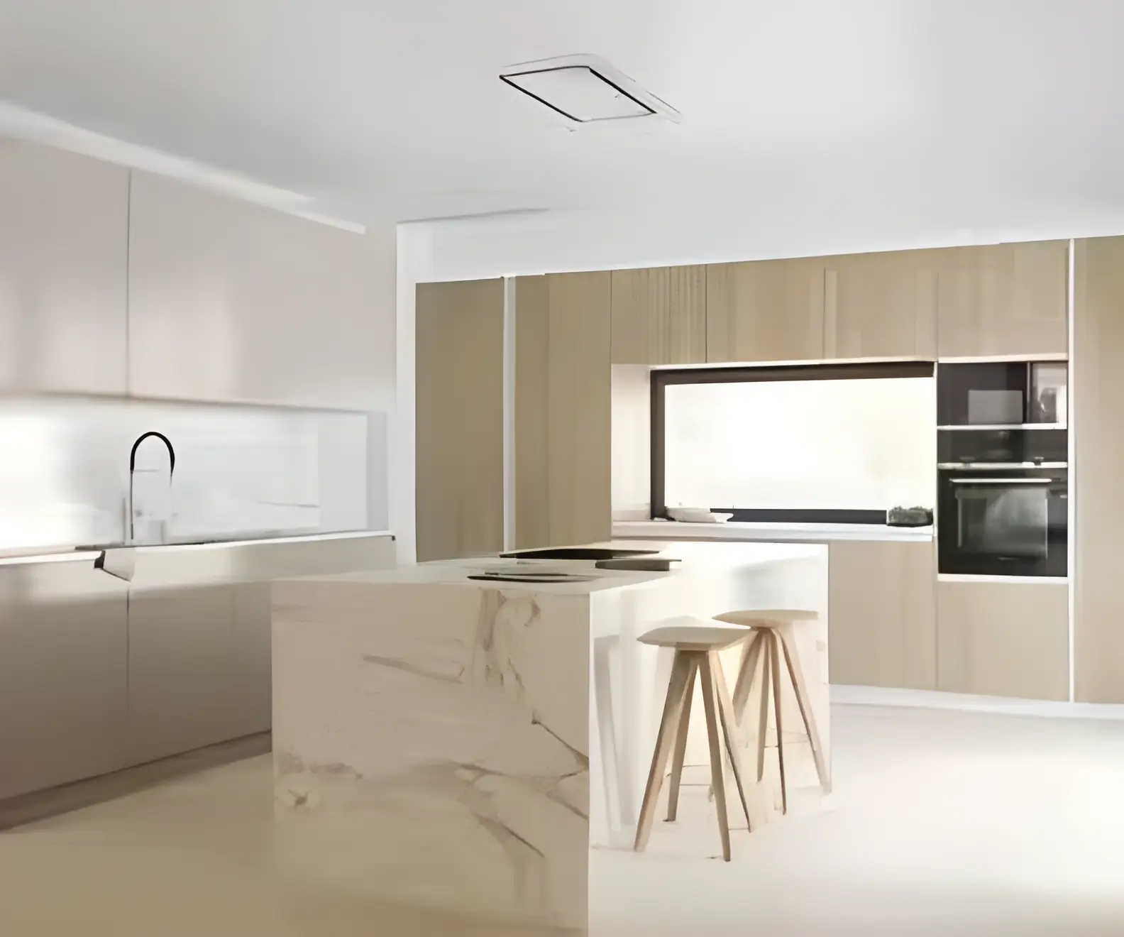Cocina reformada en Cáceres con mobiliario nuevo